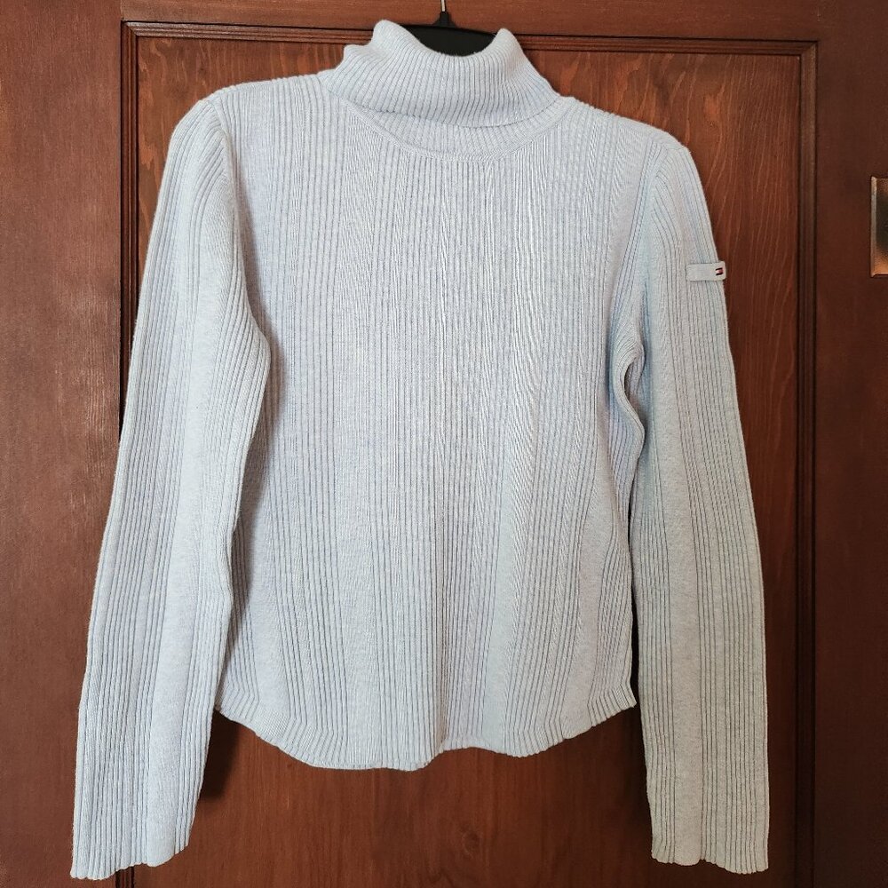 Tommy Hilfiger Blue Turtle Neck